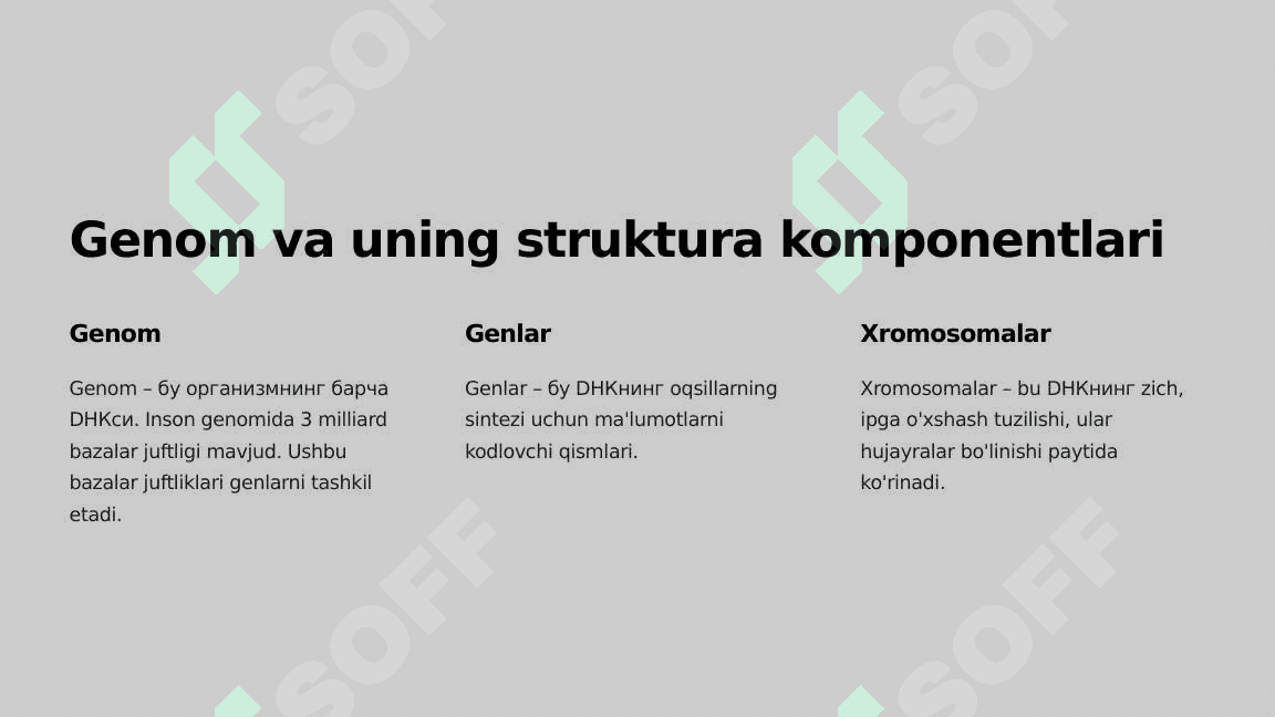 Genetik Kasalliklarning Molekulyar Diagnostik Asoslari 3