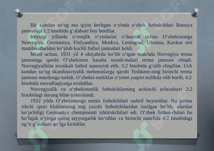 O’ZBEKISTONDA FUTBOLNING VUJUDGA KELISHI 7