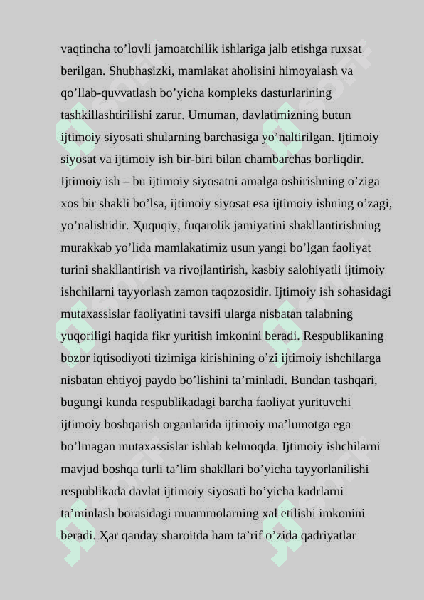 O‘zbekistonda ijtimoiy sohada amalga oshirilayotgan o‘zgarishlar 5