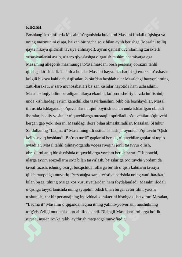 “O'QISH DARSLARIDA MASAL O'TISH USLUBIYATI (2-sinf) 3