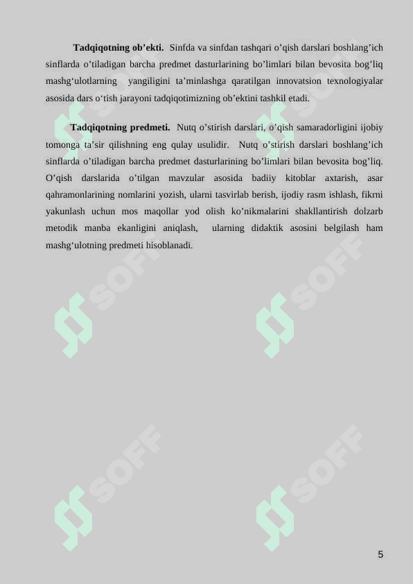 ONA TILI DARSLIKLARINI QIYOSIY-TANQIDIY  TAHLILI 5