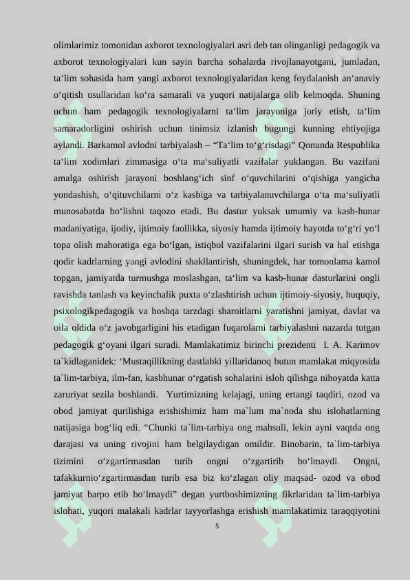 Savod oʻrgatish darslarida oʻquvchilarning mustaqil ishlarini tashkil etish 4