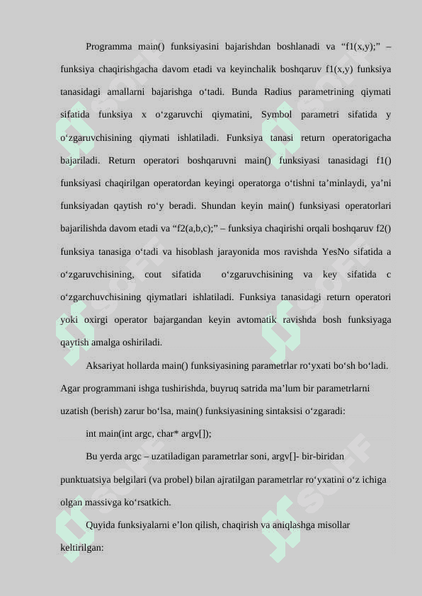 Funksiyalar 8