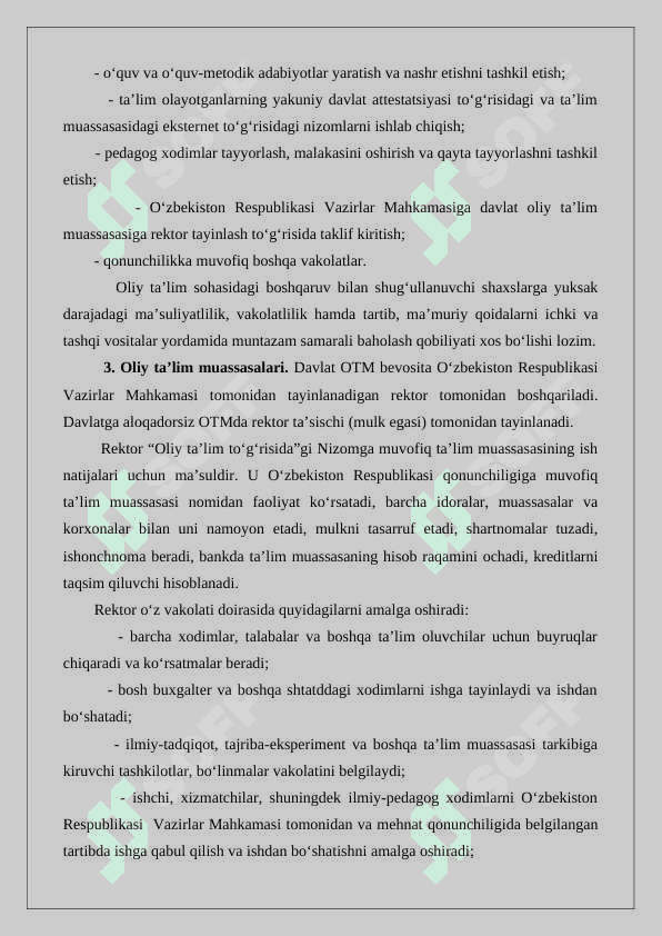 Ta'lim sohasida xalqaro hamkorlikning yo'lga qo'yilishi 6