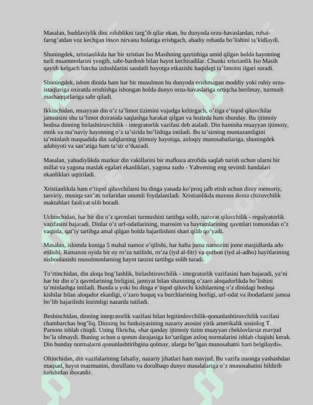 Dinshunoslik fanining predmeti, maqsad va vazifalari 3