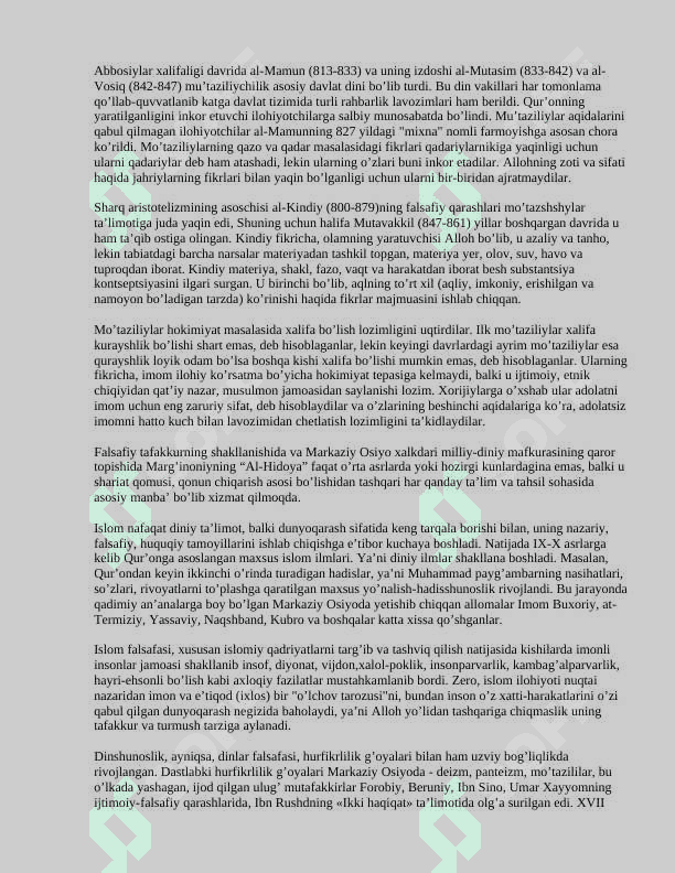 Dinshunoslik fanining predmeti, maqsad va vazifalari 7