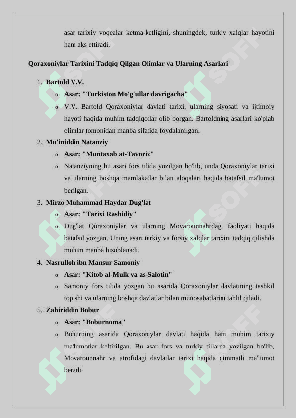 Qoraxoniylar     tarixiga     doir     fors     tilidagi     manbalar bibliografiyasini tuzish 2