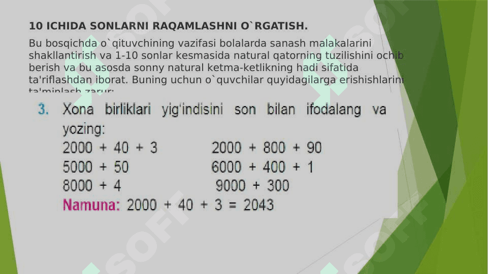 Boshlang’ich sinflarda nomanfiy butun sonlarni raqamlashning o’rgatish met 4