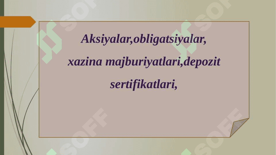 Qimmatli qog'ozlar bozori 2
