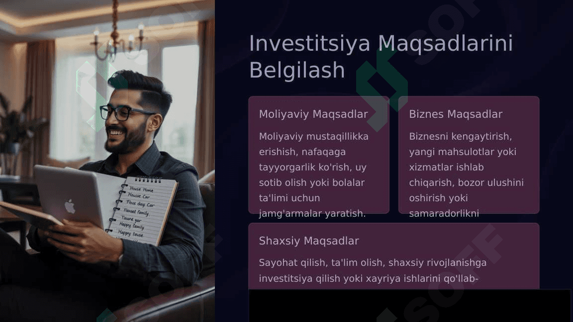Investitsiya Jarayoni 3