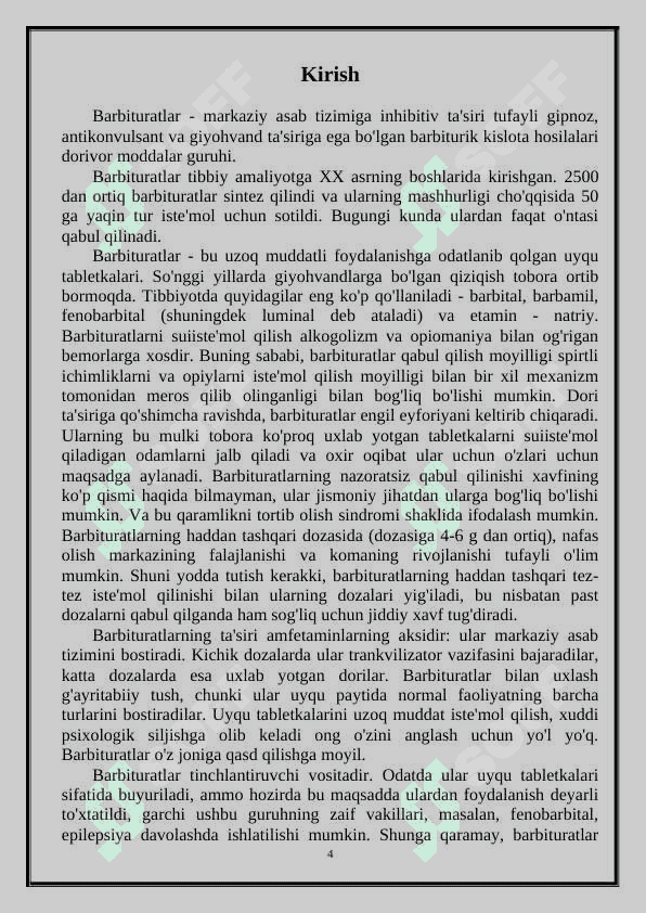 Barbiturat tuzlar guruh preparatlari tahlili 4