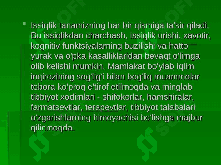 Insoniyat jamiyati rivojida iqlimning ta’siri 4
