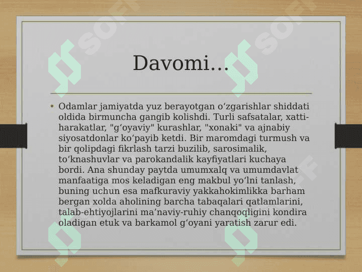 Mustaqillik yillarida ma'naviy va ma'rifiy hayot 4