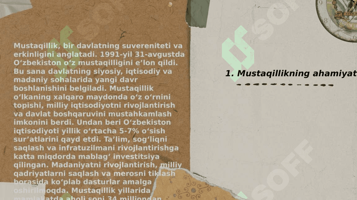 Mustaqillik va milliy  mafkura oldida maqsad va vazifalari 3