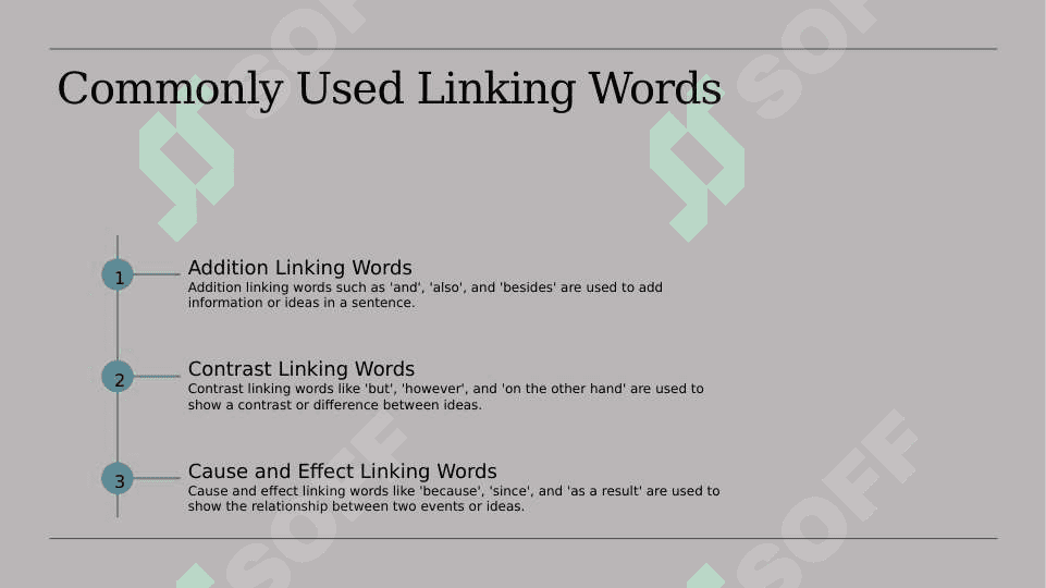 Linking words 4
