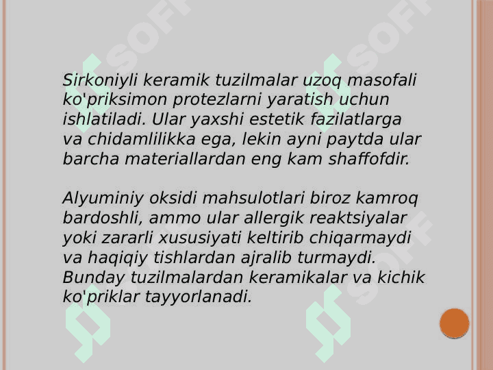 Press-keramik, dioksid-sirkon va kompozit ko'priksimon protezlarga ko'rsatmalar 4