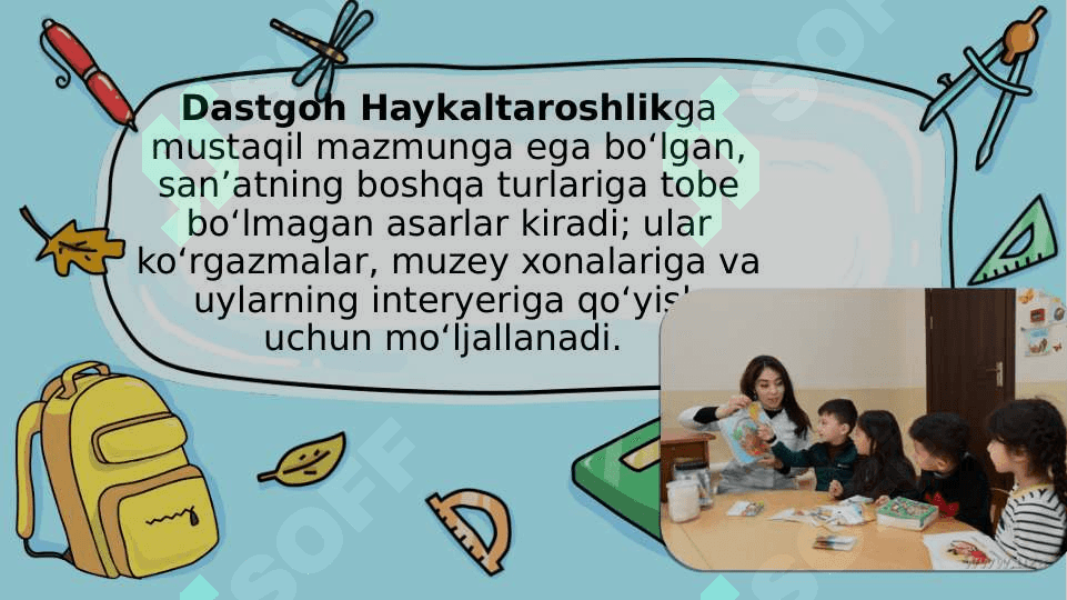Maktabgacha ta`lim  tashkilotlarida loy ishi mashg`ulotlari 7