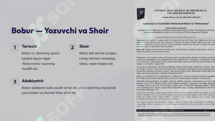 Zahiriddin Muhammad Bobur: Shox va Shoir 4