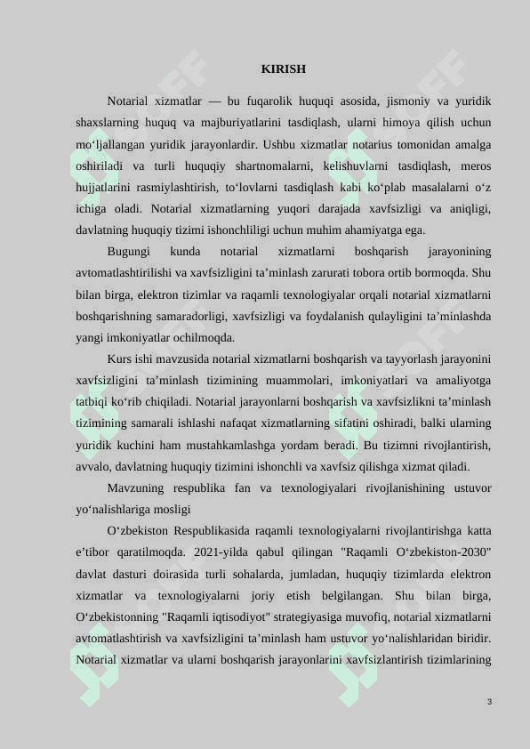 NOTARIAL IDORA UCHUN AVTOMATLASHTIRILGAN HUJJAT TAYYORLASH VA BOSHQARISH   TIZIMINING NAZARIY ASOSLARI 3