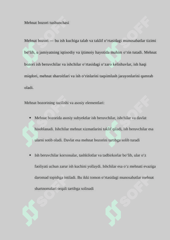 Mehnat bozorini sotsiologik tadqiqoti 2