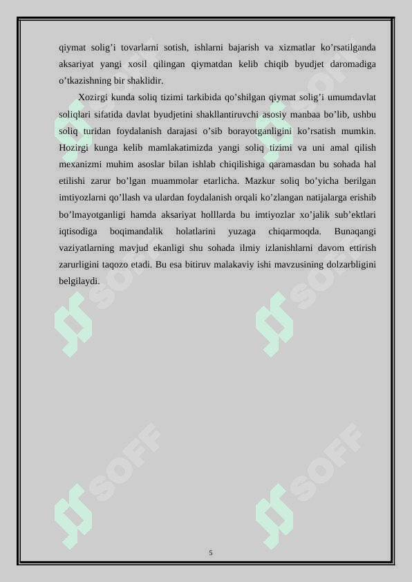 O‘ZBEKISTON RESPUBLIKASI HUDUDIGA IMPORT QILINADIGAN TOVARLAR,ISHLARXIZMATLARGA  QO'SHILGAN QIYMAT SOLIG'INI HISOBLASH VA   TO'LASH TARTIBLARI. 4