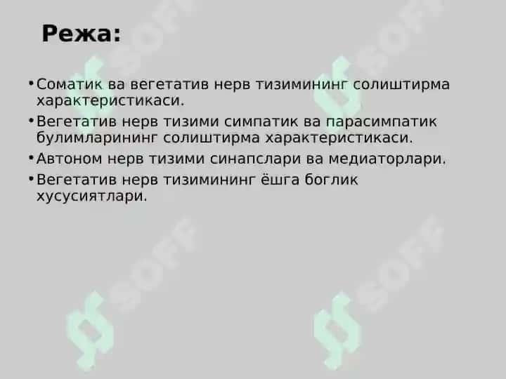 Вегетатив нерв тизими 2