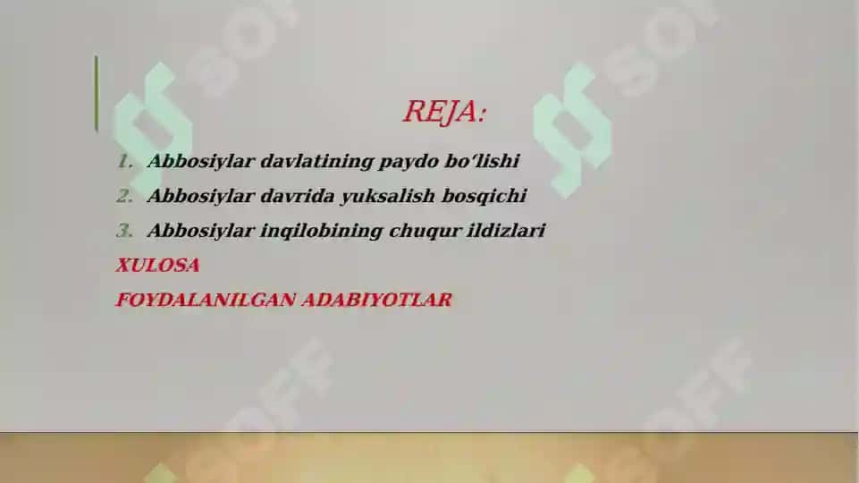 ABBOSIYLAR XALIFALIGI 2