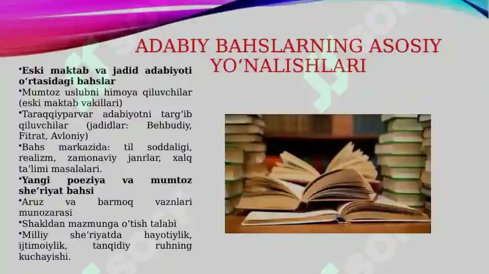 XX asr boshidagi adabiy bahslar va ularning adabiy-estetik tafakkur rivojidagi o'rni 4
