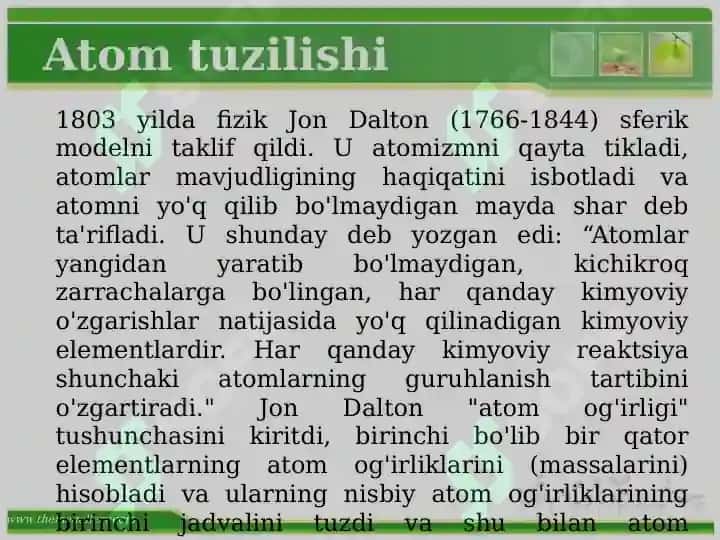 Atom tuzilishi va elementar zarrachalar 6