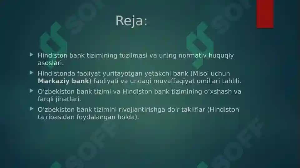 HINDISTON BANK TIZIMI SLAYD 2