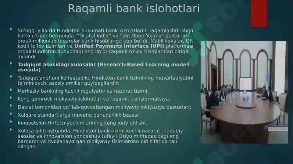 HINDISTON BANK TIZIMI SLAYD 5