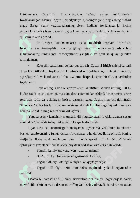 Maxsus DLL-ni amalga oshirish 6