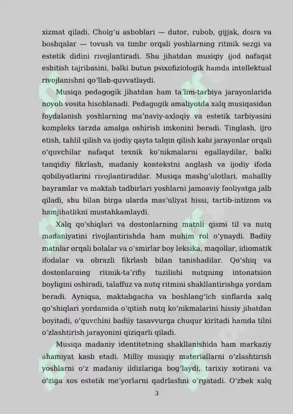 O‘zbek  xalq milliy musiqa ijodi yoshlarni  ma’naviy tarbiyasida muhim omildir 3