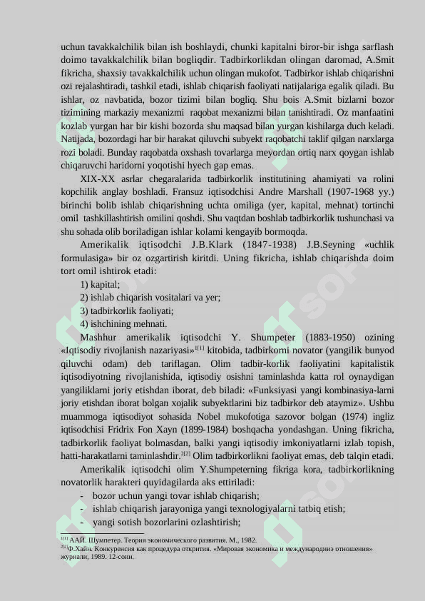 BIZNES VA TADBIRKORLIK ASOSLARI”
OQUV QOLLANMA 6