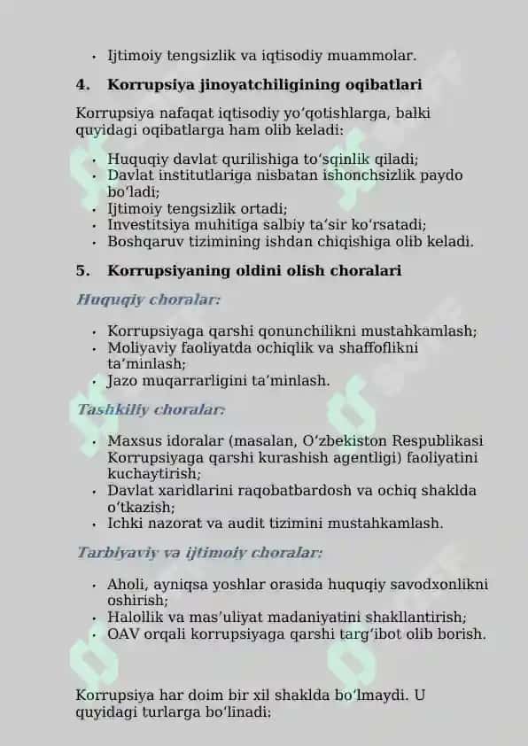 Korrupsiya jinoyatchiligining kriminalogik tavsifi va oldini olish 7