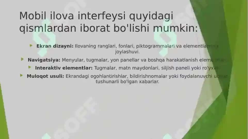 Mobil ilovalarda foydalanuvchi interfeysini yaratish prinsiplari 4