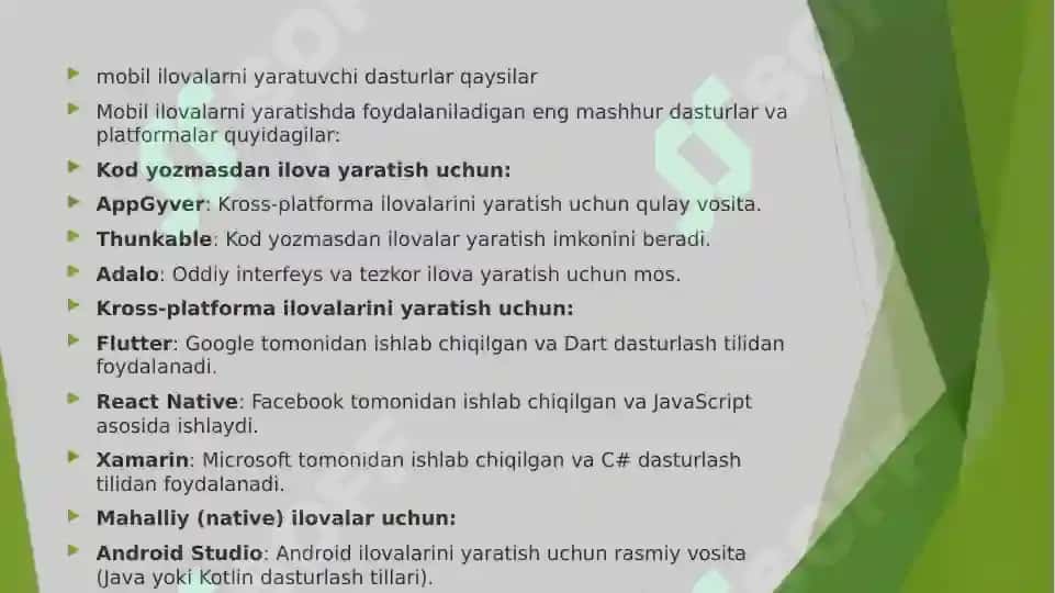 Mobil ilovalarda foydalanuvchi interfeysini yaratish prinsiplari 8