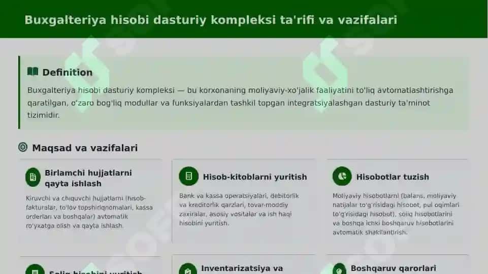 Buxgalteriya hisobi dasturiy kompleks 3