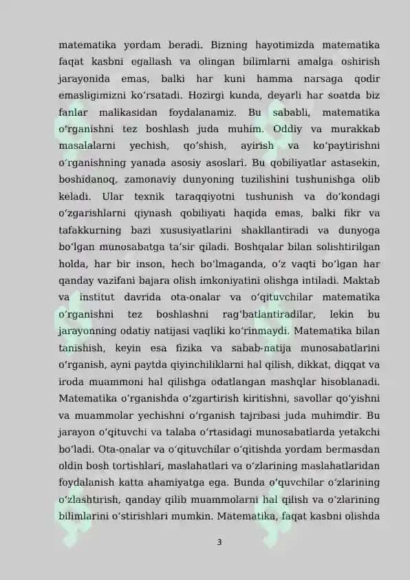 Boshlang‘ich ta’limda mustaqil ishlarni tashkil qilish 3