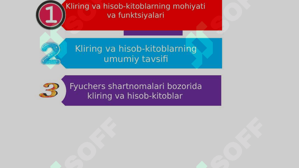BIRJA BOZORIDA KLIRING VA HISOB-KITOBLAR 2
