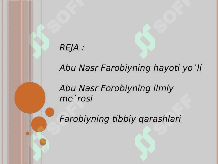 Farobiyning tibbiy va falsafiy qarashlari 2