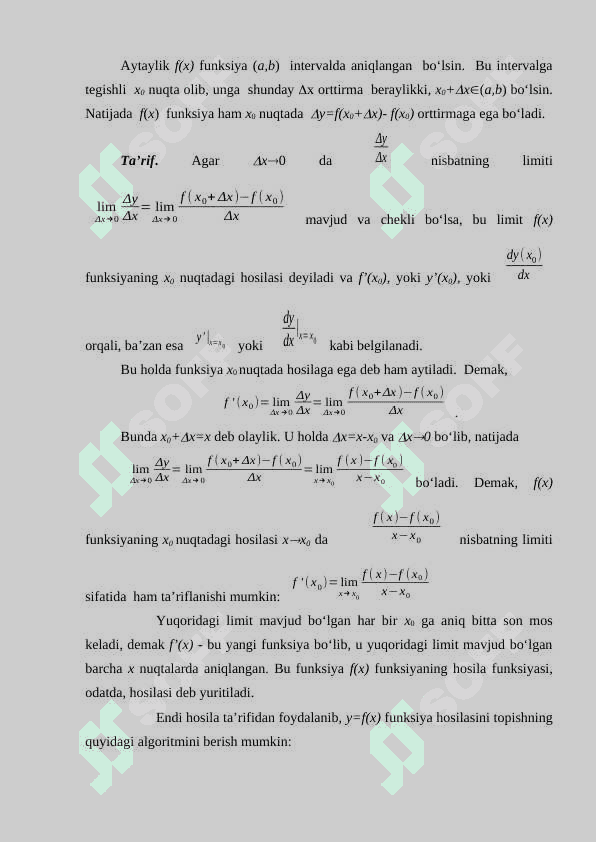 Parametrik tenglama bilan berilgan chiziq urinmasi va normali tenglamalari. 3