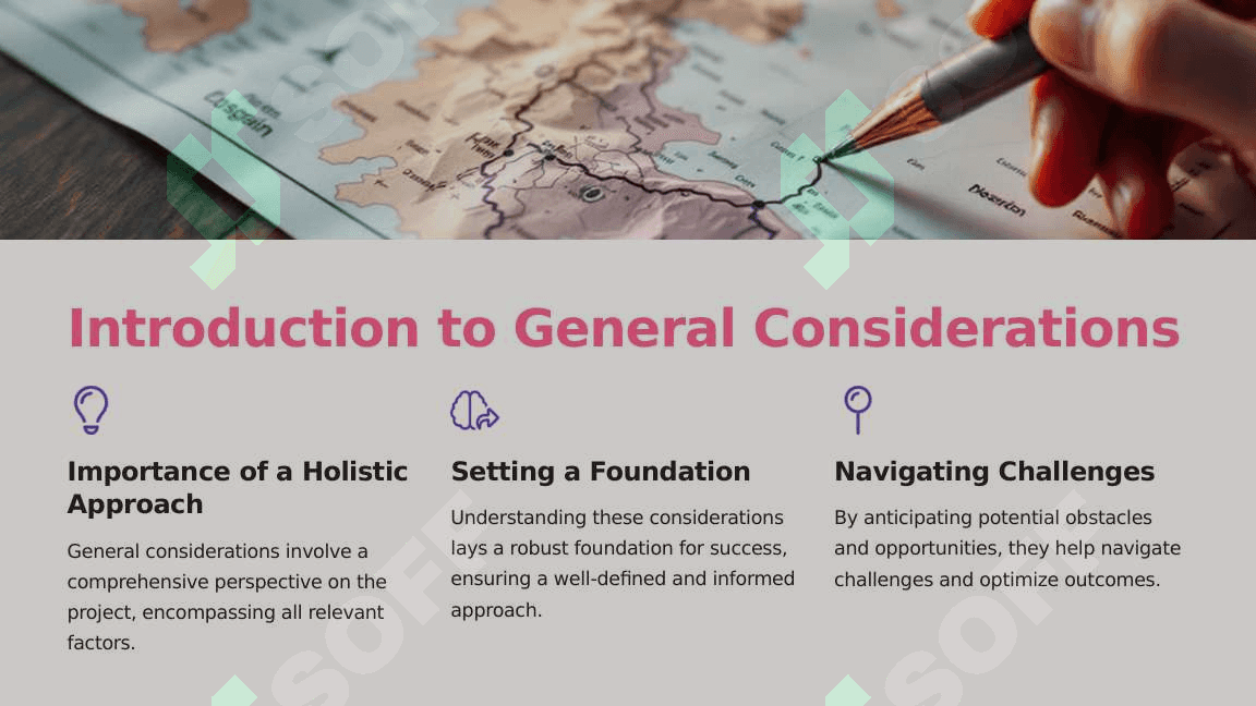 General Considerations 3