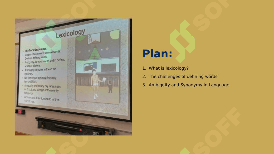 The problems of lexicology 2