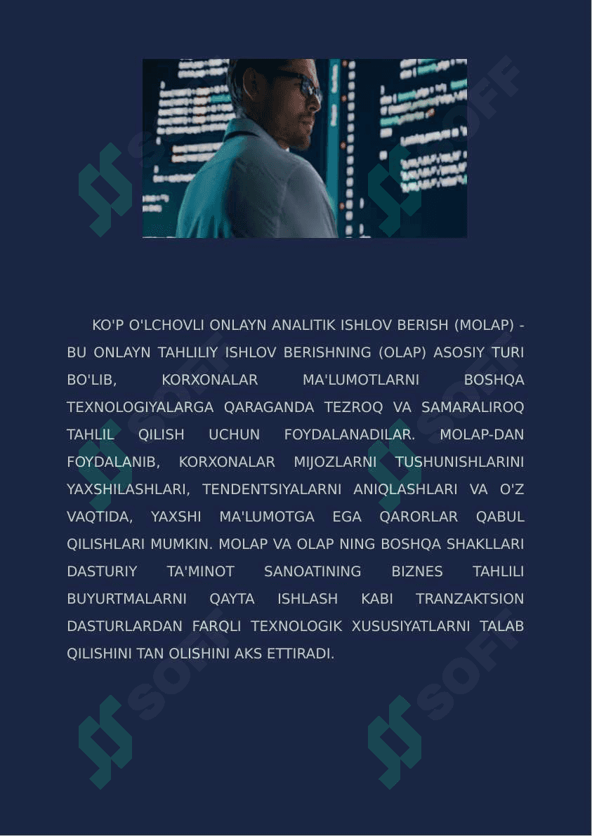 Molap texnologiyasi 2