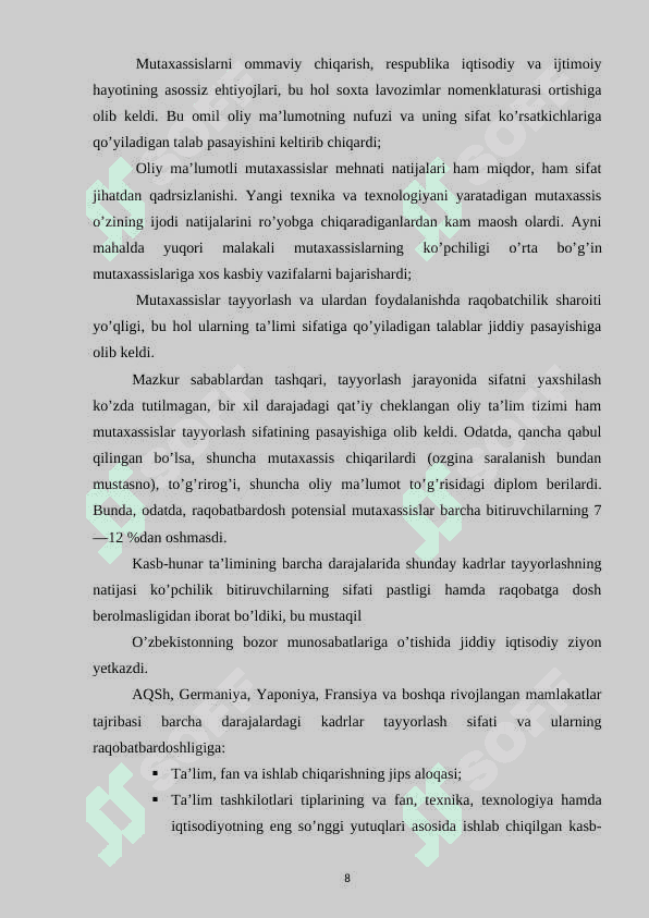 Boshqaruv mahoratini yuksaltirish texnologiyalari 8
