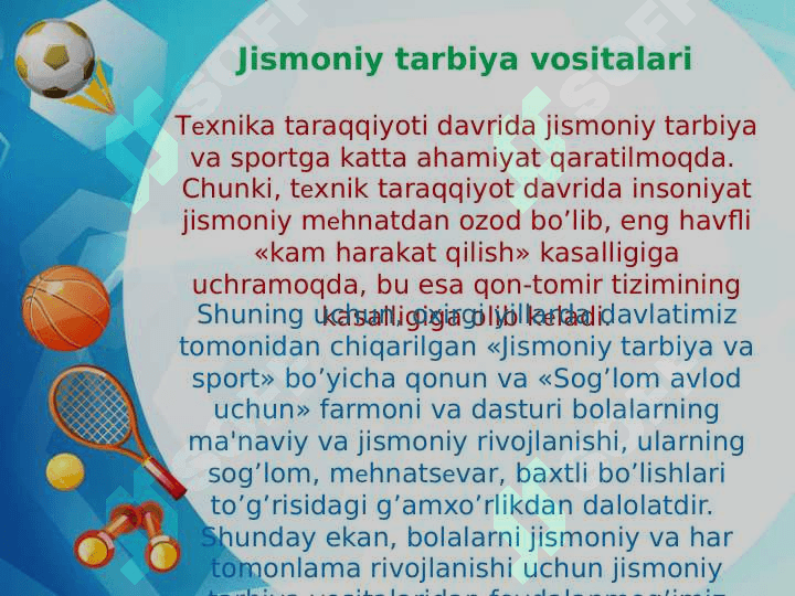 Maktabgacha yoshdagi bolalar jismoniy tarbiya berish 8