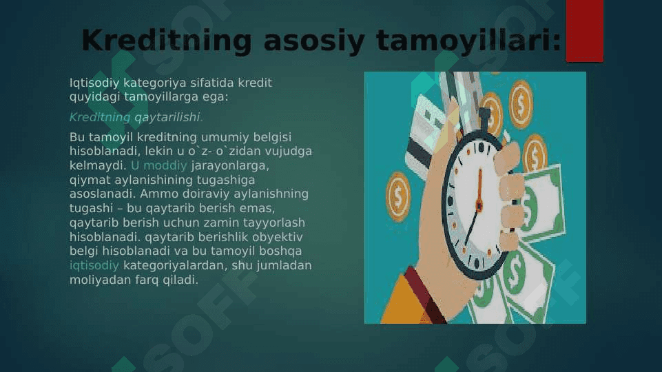 Kreditlashni tashkil etish asoslari 8