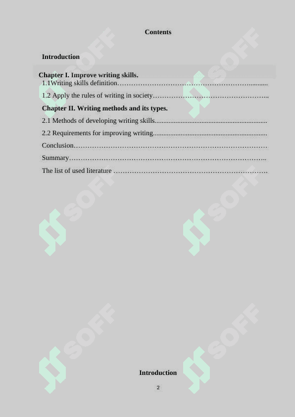What are writing skills and ways to improve it? 2