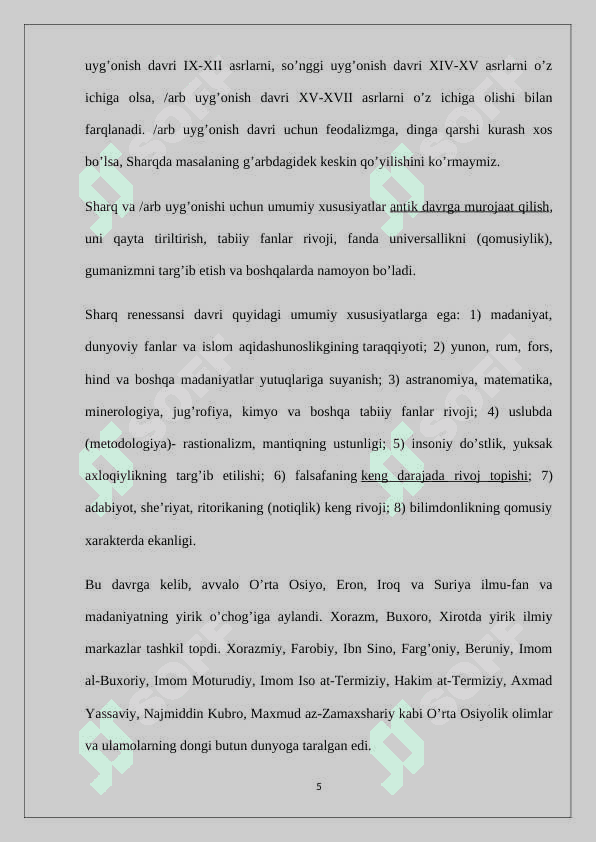 Yuksak ma’naviyatli  yoshlarni tarbiyalashda O'rta Osiyo allomallari ilmiy merosining merosining o'rni (allomalarning ilmiy faoliyati misolida) 5